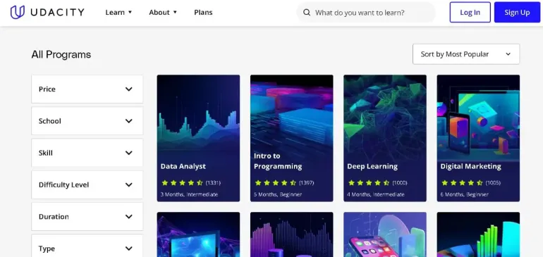 La aplicación Udacity es la mejor aplicación para cursos en línea con certificado gratuito