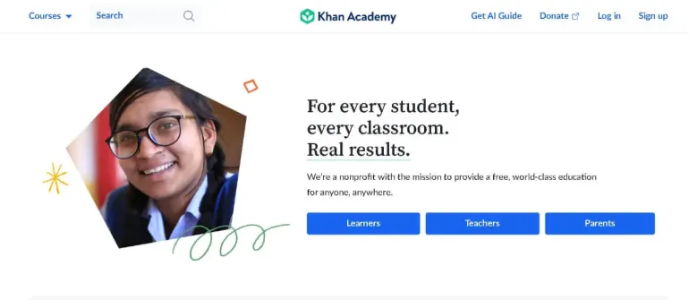 La aplicación Khan Academy es la mejor aplicación para cursos en línea con certificado gratuito