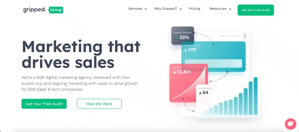 Gripped'in web sitesi