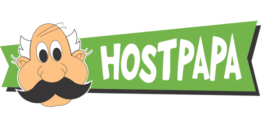 Offre HostPapa Black Friday 2023 - 90 % de réduction + un domaine gratuit 1 HostPapa logo