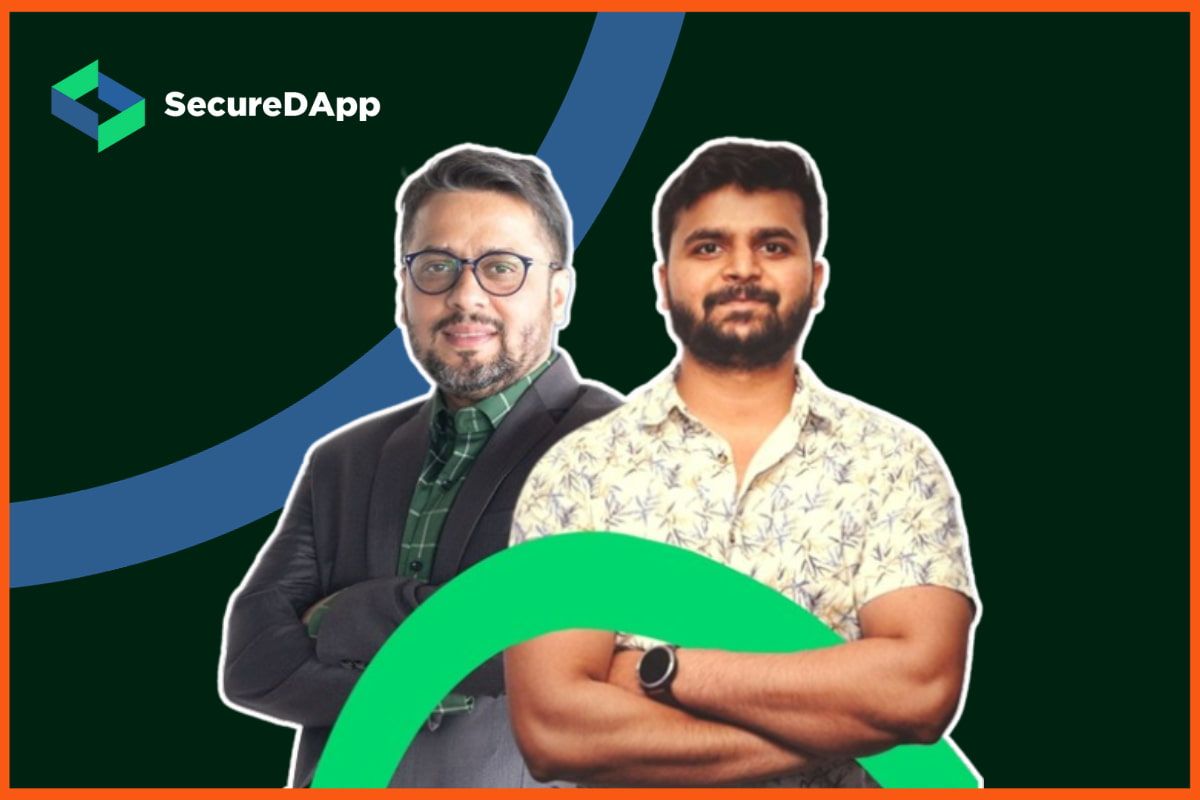 Abhishek Singh (stânga) și Himanshu Gautam (dreapta) - Fondatorii SecureDApp