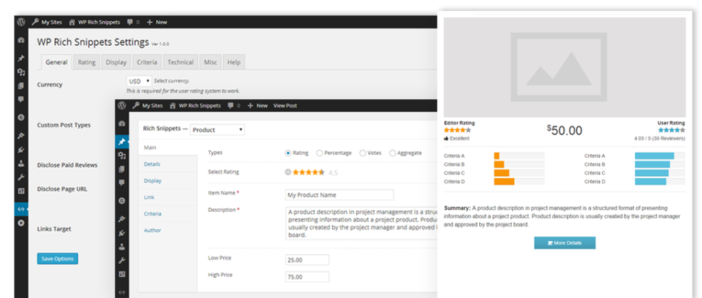 WPRichSnippets 2023 年黑色星期五優惠與網路星期一優惠(50% 折扣)3 wp-rich-snippets-screenshot