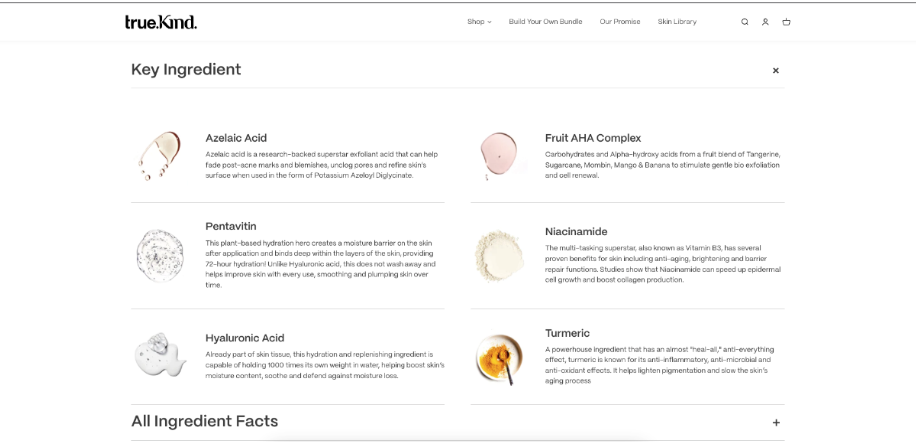 使用清晰的產品描述