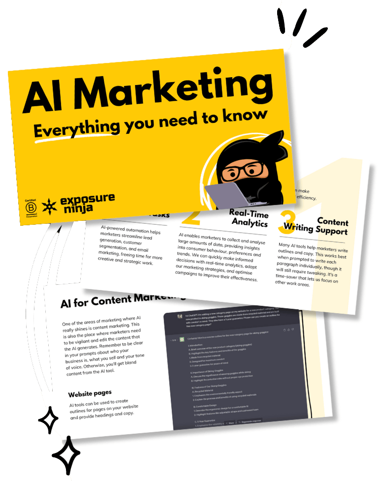 Obraz CTA marketingu AI