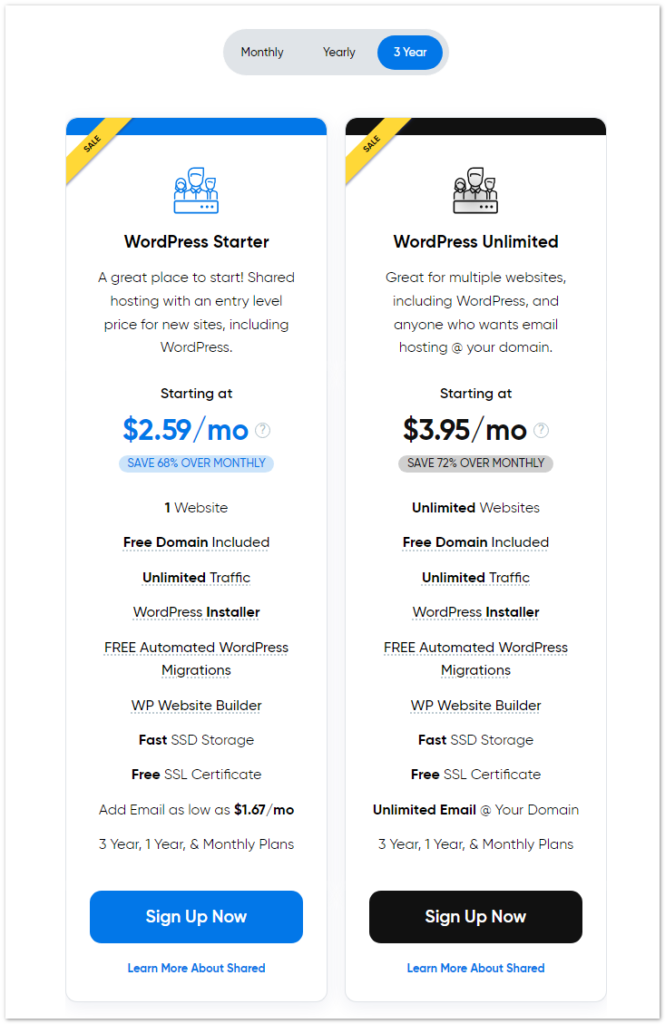 Dreamhost black friday deal hosting plans