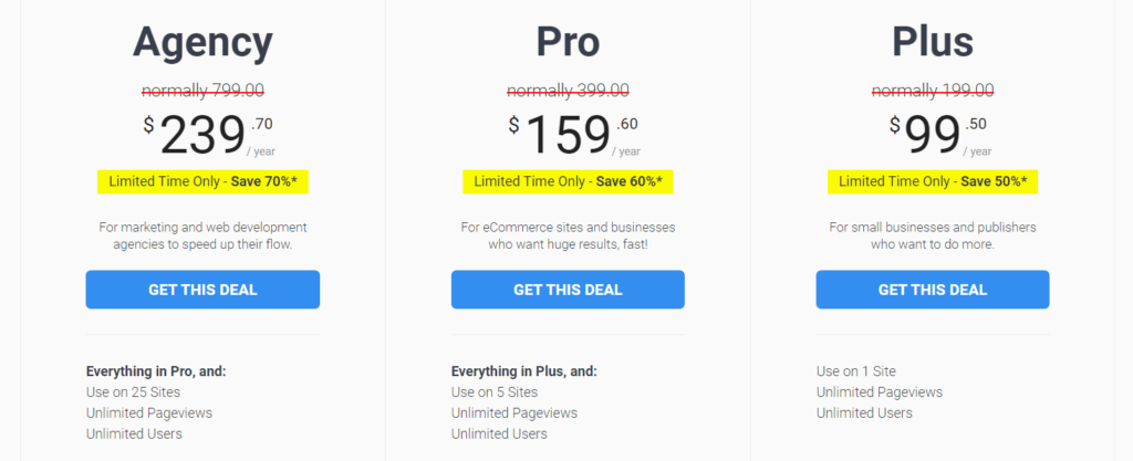 MonsterInsights 2023 年黑色星期五促銷:最高 70% 折扣 3 monsterinsights black friday plans