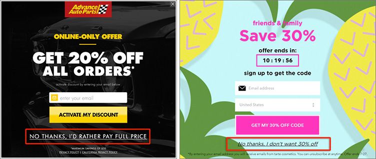 Jak 500 największych sprzedawców internetowych zbiera zapisy e-mail?